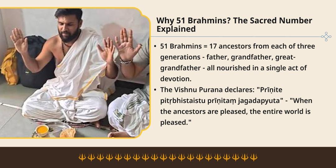 Ashadha Amavasya Gaya 51 Brahmin Maha Bhojan Seva Gaya for Ancestral Peace