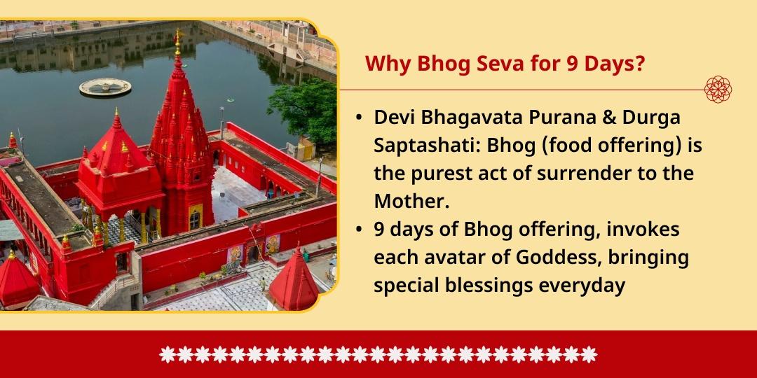 Ashadha Navratri 9 Day Devi Bhog Seva 