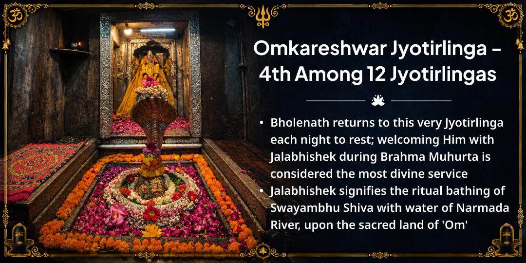 Sawan Month 30-Day Omkareshwar Jyotirlinga Brahma Muhurat Jalabhishek Sankalp