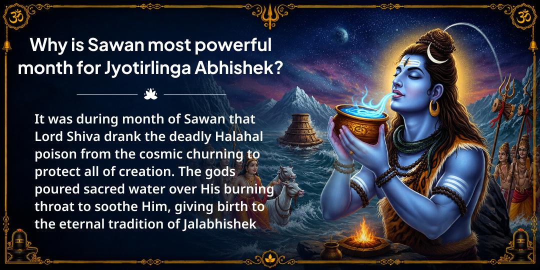 Sawan Month 30-Day Omkareshwar Jyotirlinga Brahma Muhurat Jalabhishek Sankalp