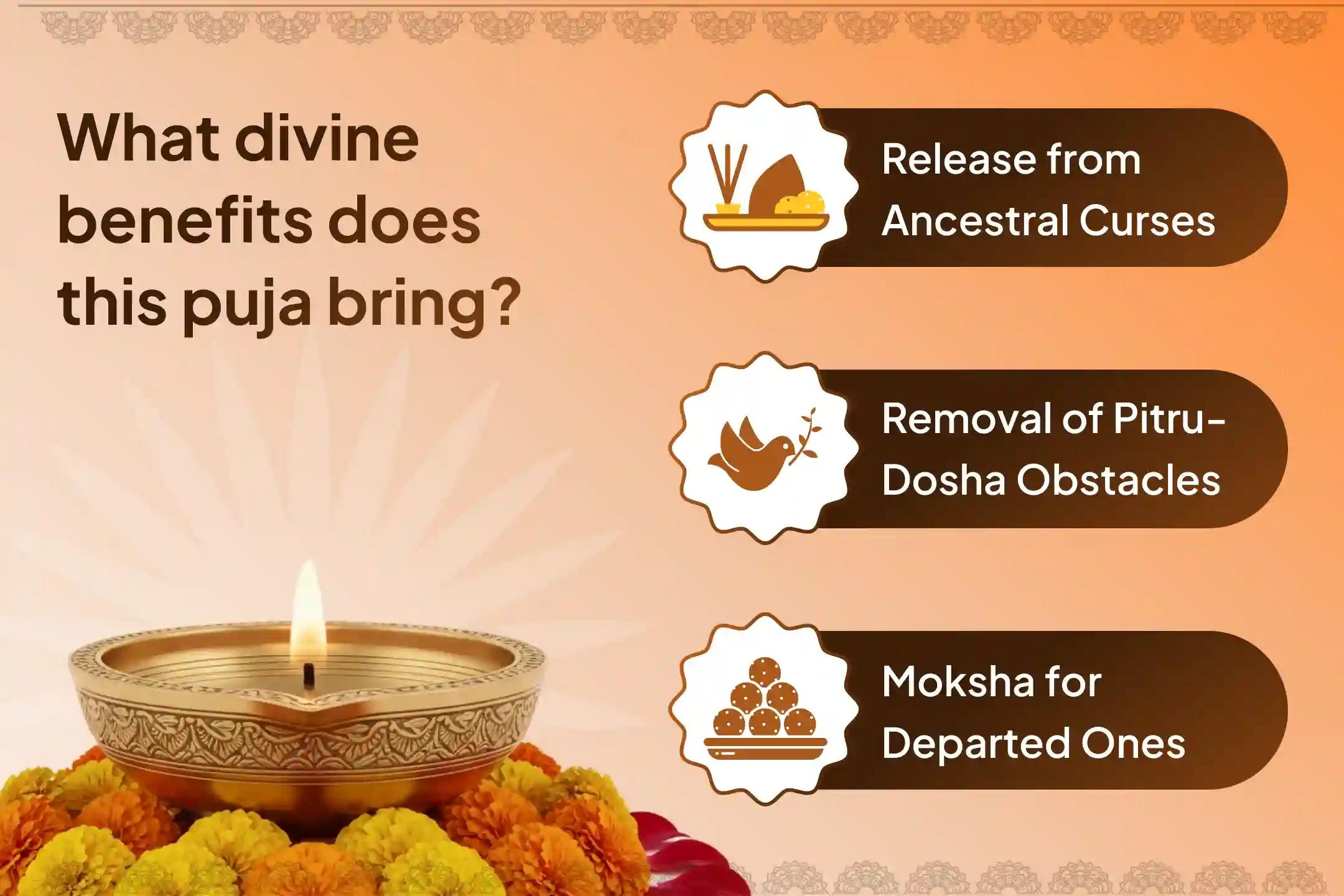 Participate in the Ekadashi Dakshin Kashi Gokarna Teerth Kshetra Special Narayan Bali Puja, Tripindi Shradh Puja, and Tila Homa to Seek Relief from Ancestral Curses and Bring Peace to Departed Souls