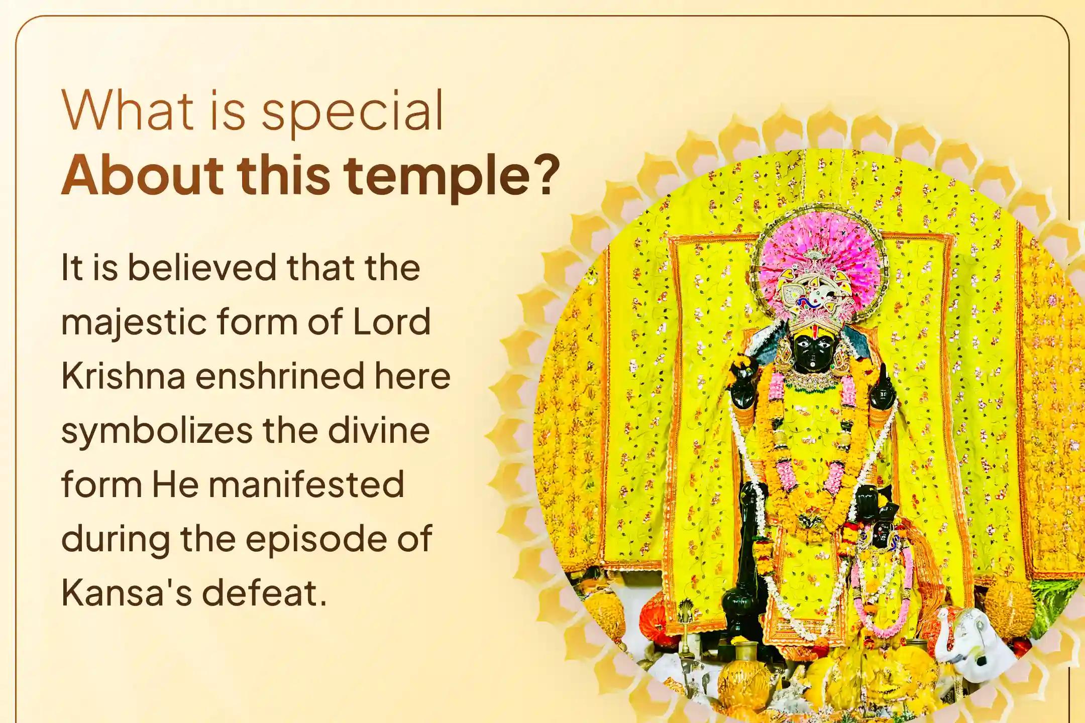 Participate in the divine Aarti of Lord Vishnu in Mathura, the sacred city regarded as His most beloved across the Earth, heavens, and the netherworld.