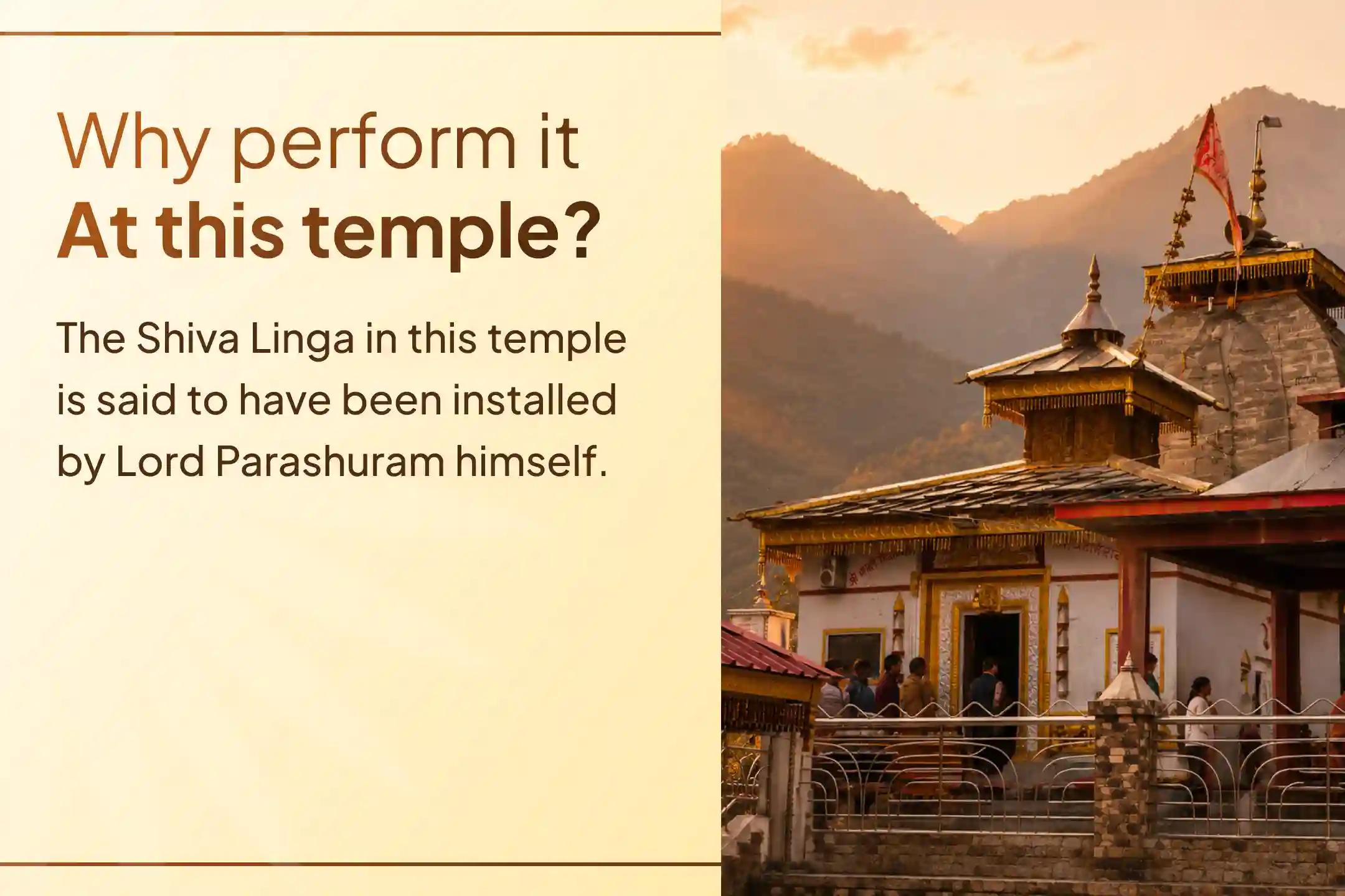  🕉️ Offer prayers at the revered Kashi Vishwanath Uttarkashi Temple founded by Bhagwan Parashurama and gain blessings of harmony in relationships.
