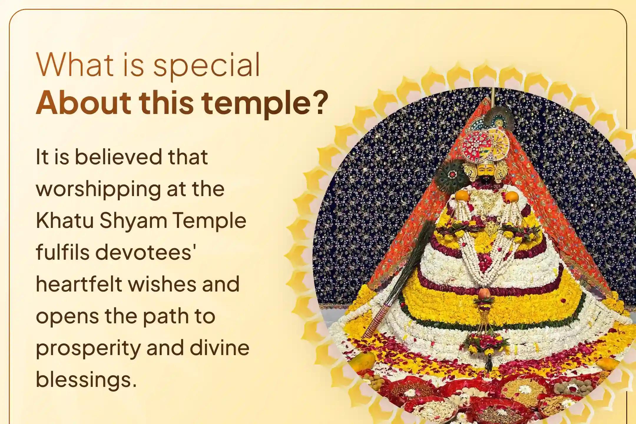 Register your Name and Gotra Sankalp through Sri Mandir and participate in the divine Khatu Shyam Aarti from the comfort of your home.