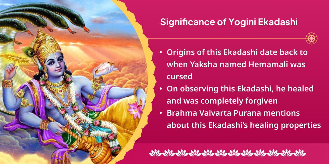 Yogini Ekadashi Shri Hari Vishnu Sampooran Chadhava, Havan, Abhishek, Paath & Panda Seva 