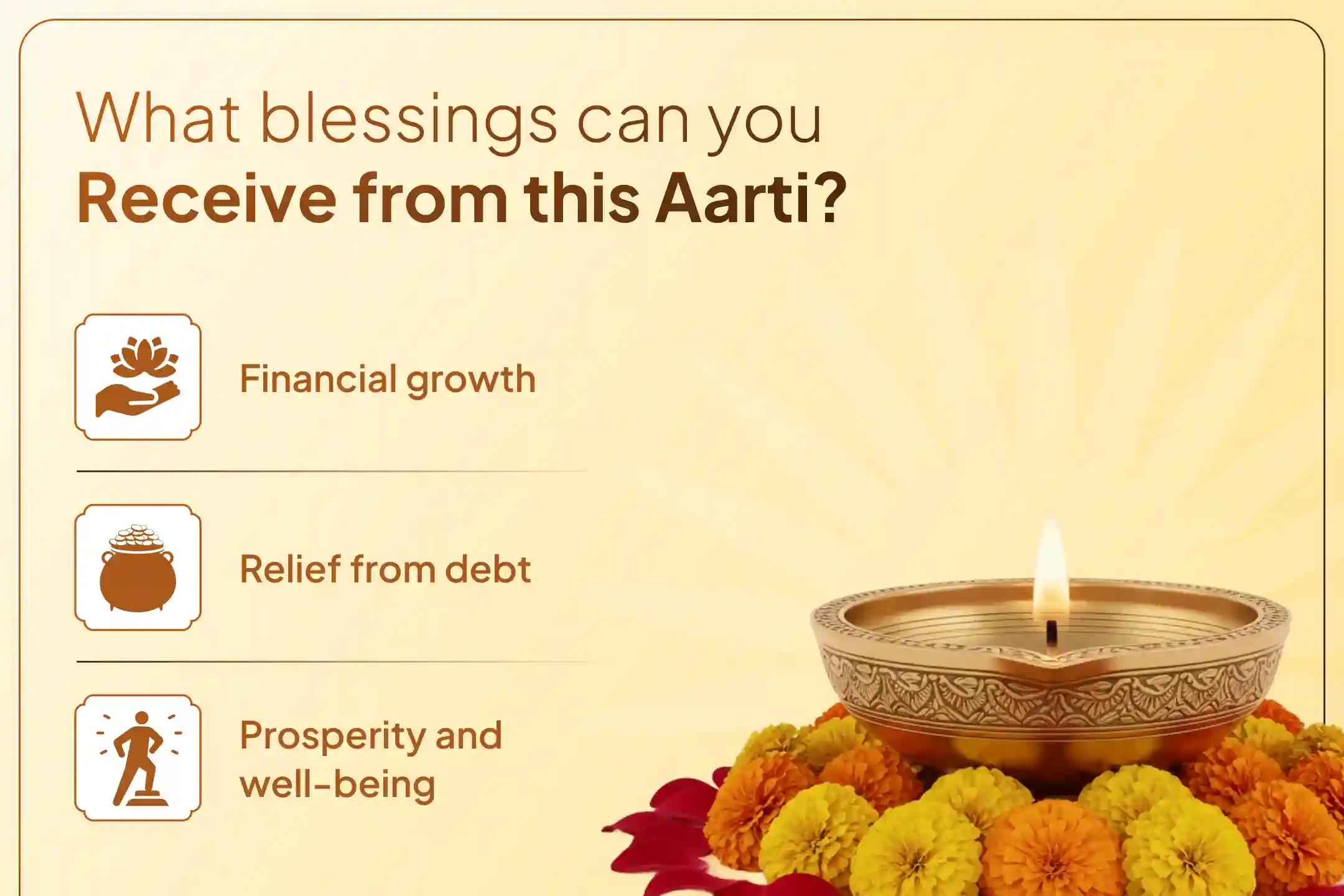 An opportunity to participate in the special Aarti of Goddess Lakshmi at the Gajalakshmi Temple mentioned in the Skanda Purana.