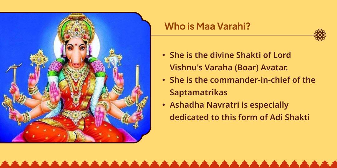 First Day of Varahi Navratri Varahi Devi Chadhava 