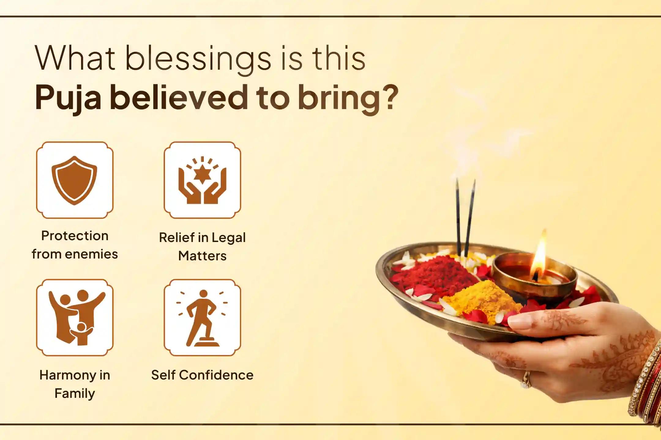 ⚖️ Receive the divine blessings of victory over enemies and success in legal matters through the combined puja of Maa Baglamukhi and Shani Dev During Gupta Navratri.