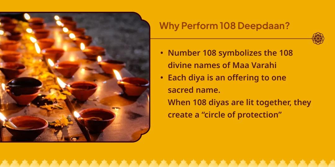 Varahi Panchami Varahi Devi Sandhya Kaal 108 Deepdaan & Chadhava Seva 