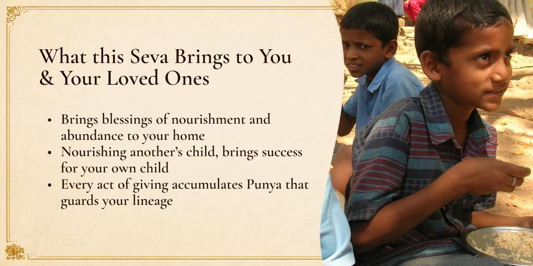 Contribute to 21 Kids Bhojan & Vastra Seva