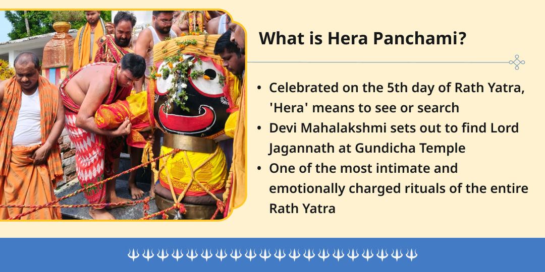 Rath Yatra 2026 Hera Panchami Shri Jagannath-Mahalakshmi Chadhava 