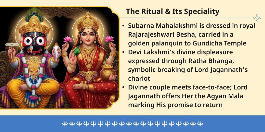 Rath Yatra 2026 Hera Panchami Shri Jagannath-Mahalakshmi Chadhava 