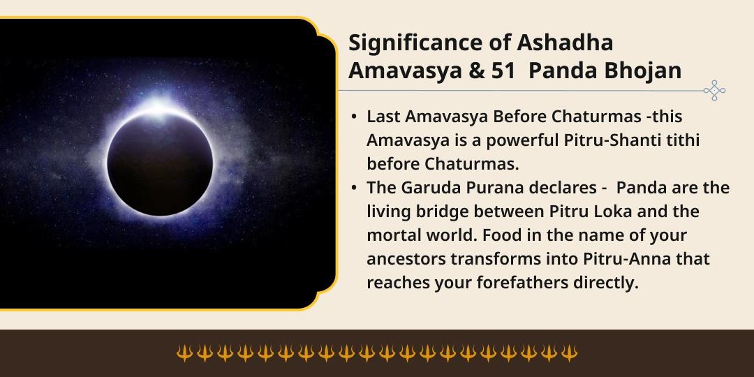 Ashadha Amavasya Gaya 51 Panda Maha Bhojan Seva Gaya for Ancestral Peace