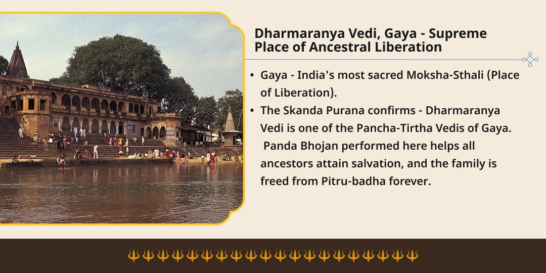 Ashadha Amavasya Gaya 51 Panda Maha Bhojan Seva Gaya for Ancestral Peace