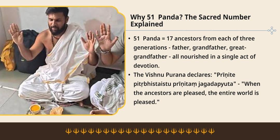 Ashadha Amavasya Gaya 51 Panda Maha Bhojan Seva Gaya for Ancestral Peace
