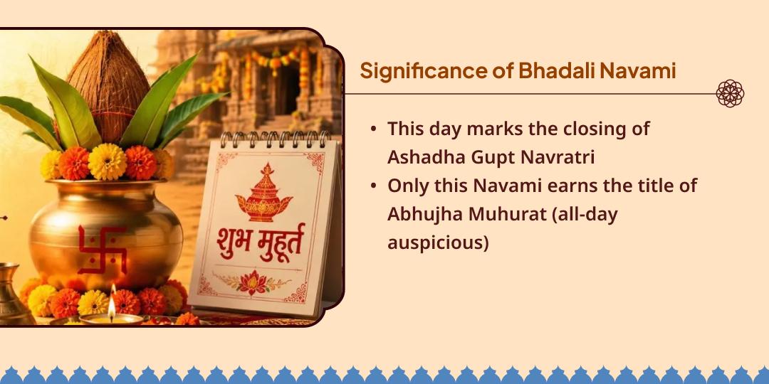Bhadali Navami Abhujha Muhurat 2 Teerth Maha Bhojan Seva 
