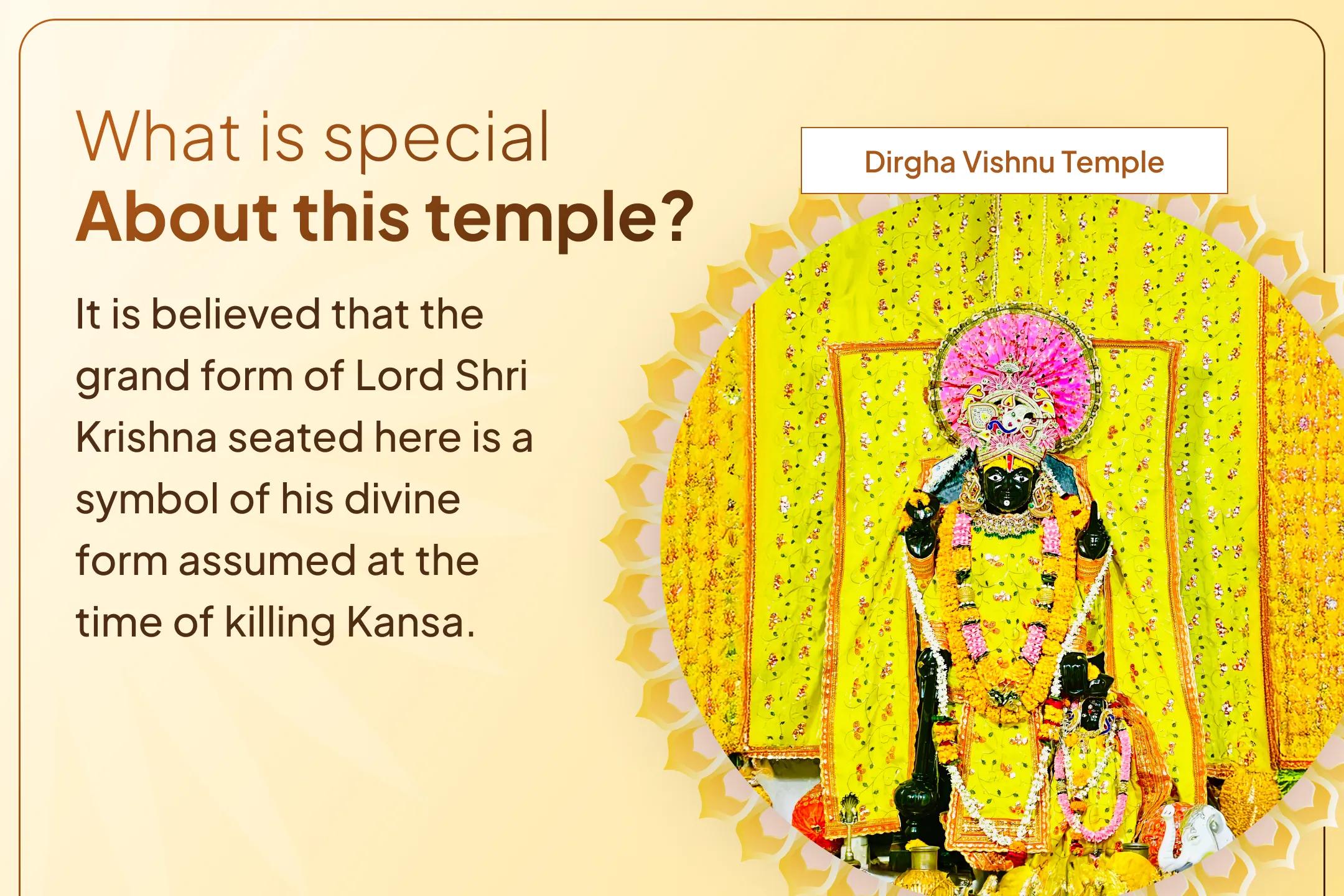 "Join the grand Aarti of Lord Vishnu and the chanting of His 108 names for a chance to receive happiness, peace, and good fortune!