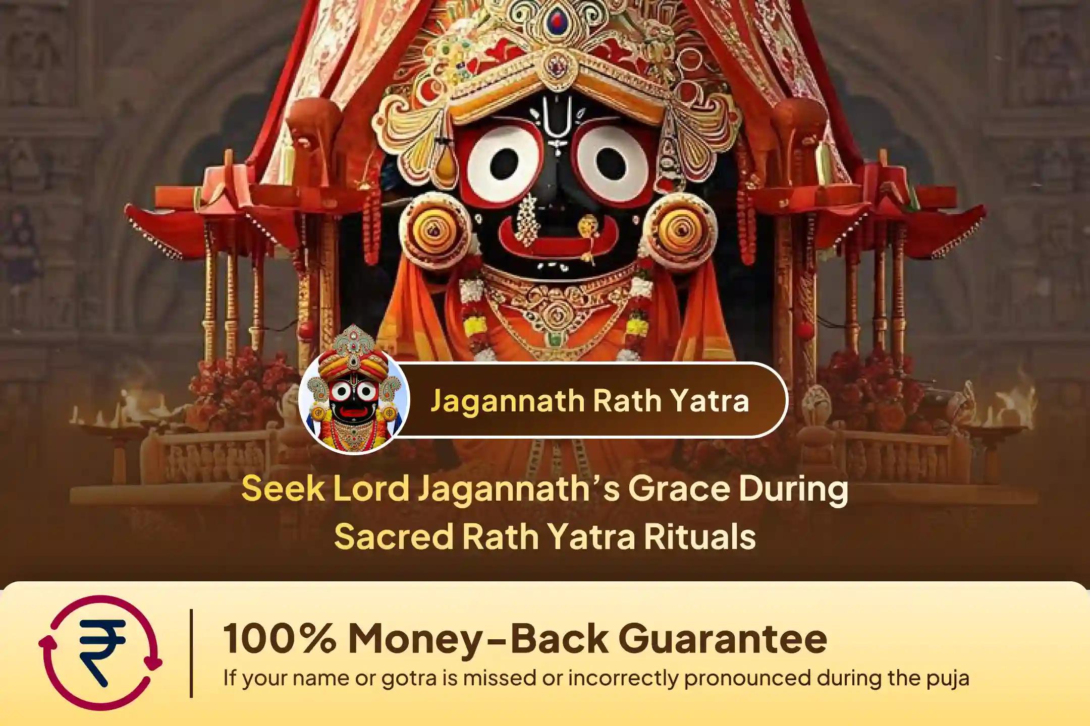 Receive the Divine Blessings of Lord Jagannath, Lord Balabhadra, and Maa Subhadra Through the Sacred Two-Day Pujan and Aarti at Cuttack.