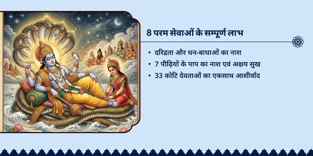 देवशयनी एकादशी चातुर्मास आरंभ 8 परम सेवा 
