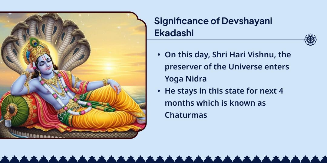 Devshayani Ekadashi-Chaturmaas Arambh 8 Parama Sevas 