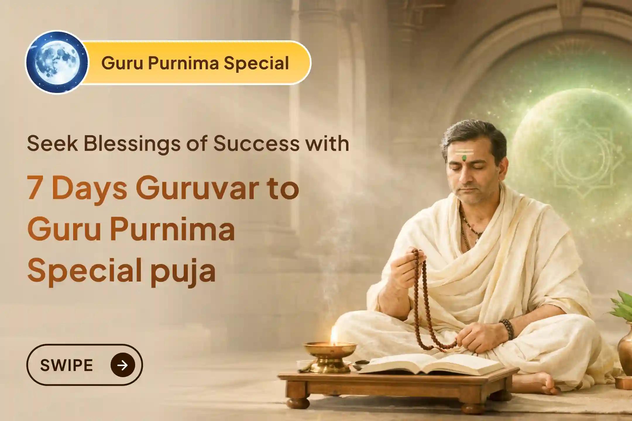 Invoke your Guru's divine blessings through this sacred seven-day puja with 21,000 Guru Mool Mantra Jaap to welcome wisdom, prosperity, protection, and lasting life direction. 