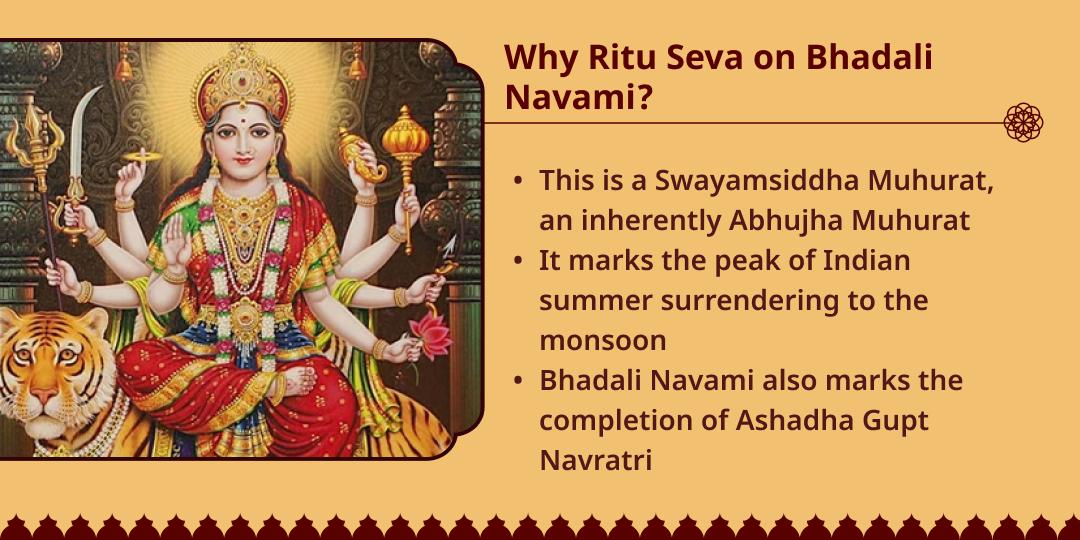 Bhadali Navami Akshaya Punya Prapti Ritu Seva for Needy 