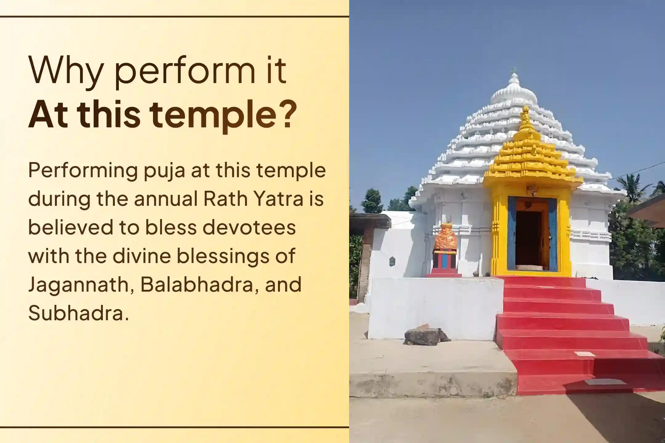 ✨ On the sacred Bahuda Yatra, seek Lord Jagannath's blessings through Mahapuja and receive His Prasad for prosperity and recovery of lost fortunes. 