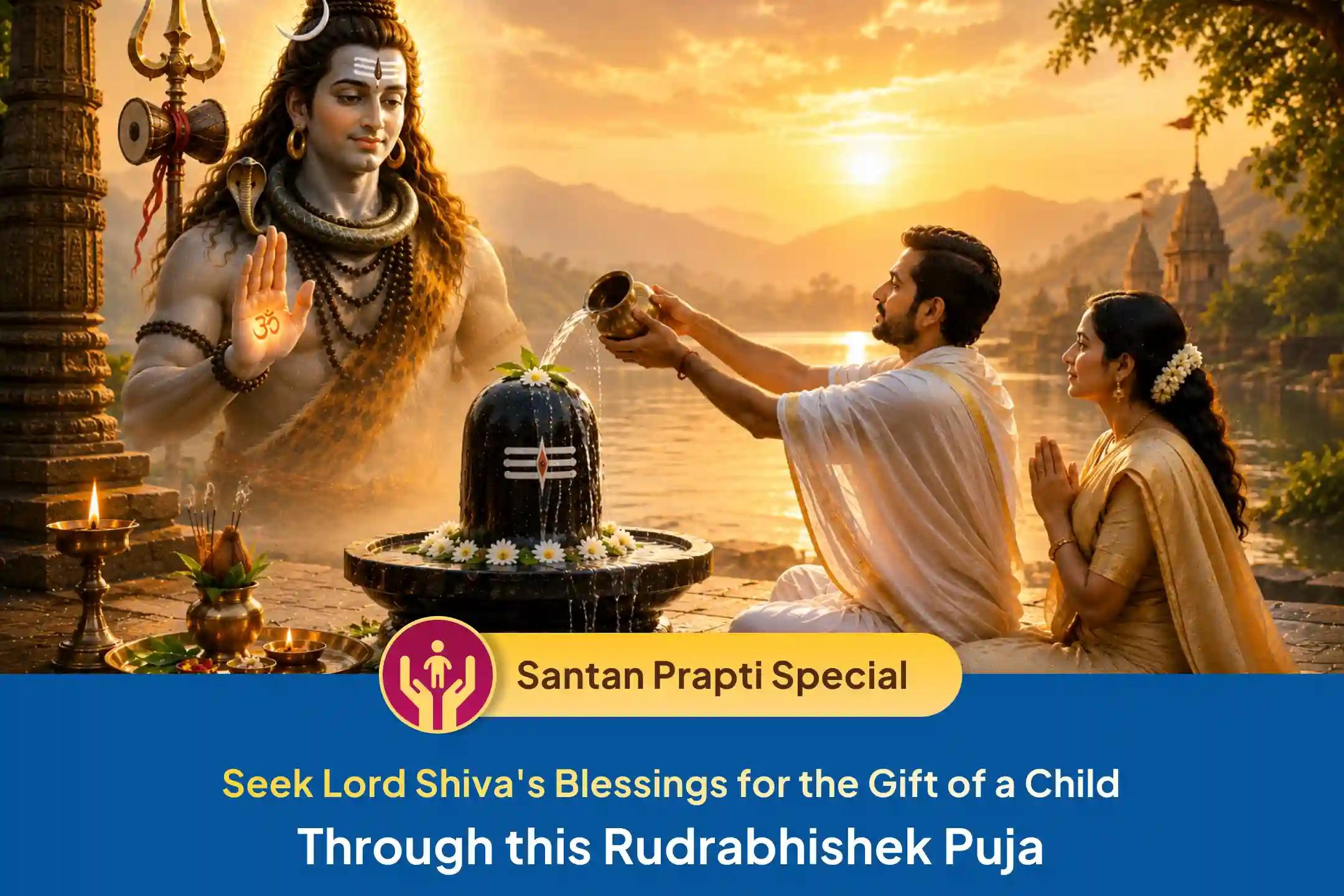 The scriptures describe the abhishek of Lord Shiva with cow's milk as auspicious for attaining the blessings of children. Join this sacred puja and pray to Lord Shiva for children  and happiness in your family. 🙏