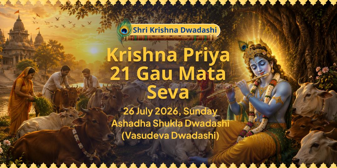 Feed 21 Cows on Shri Krishna Dwadashi