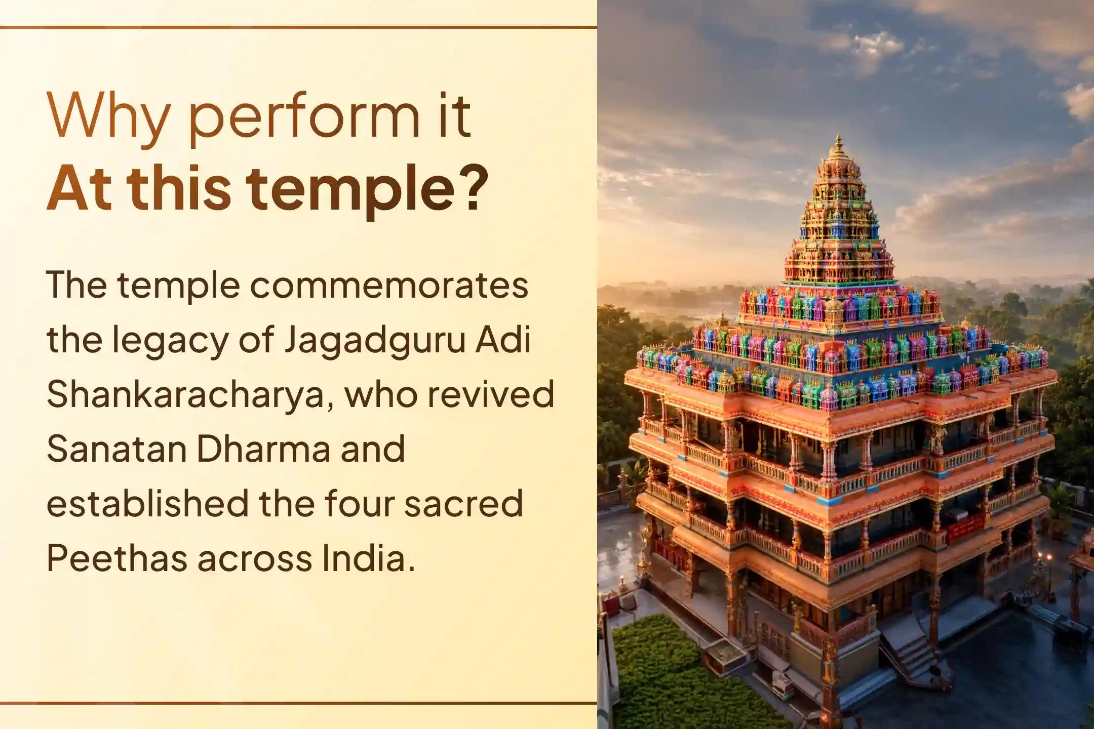 📿 Receive the blessings of Jagadguru Adi Shankaracharya - the Guru who established the four sacred Peeths of Sanatan Dharma. 