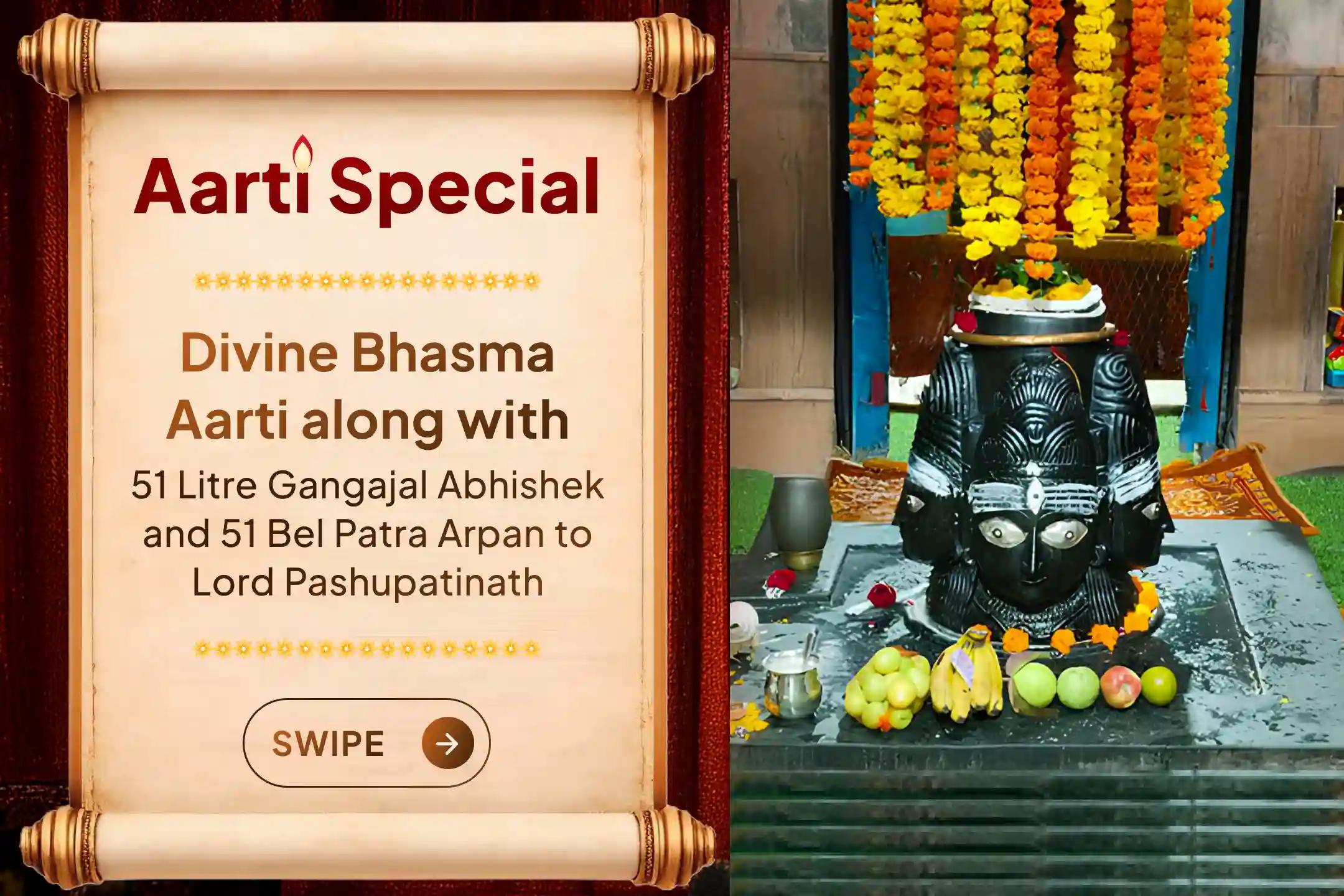 Participate in the divine Bhasma Aarti at Shri Pashupatinath Temple in Haridwar and seek Mahadev's blessings.