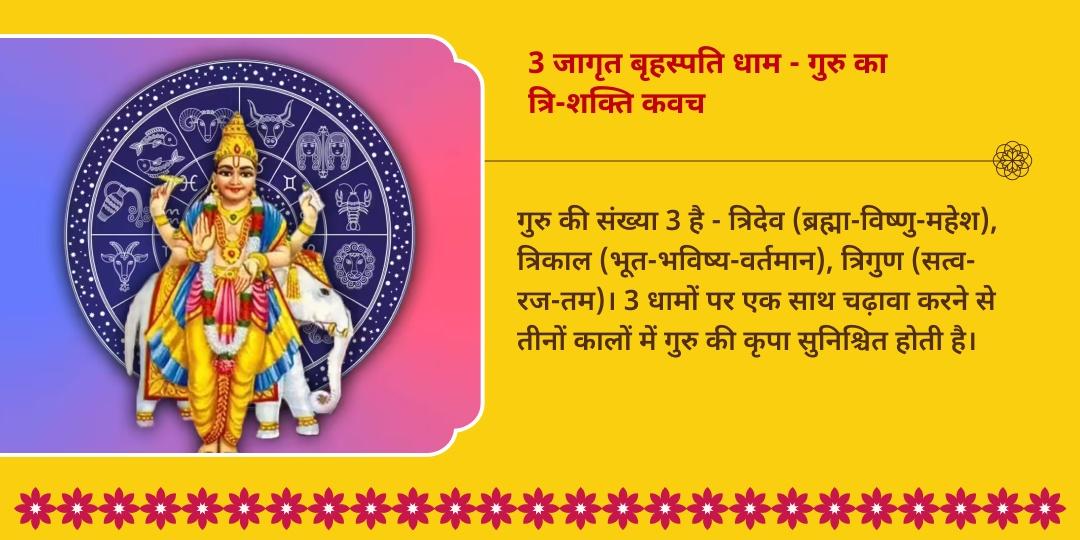 गुरु पूर्णिमा देव गुरु बृहस्पति 3 मंदिर चढ़ावा