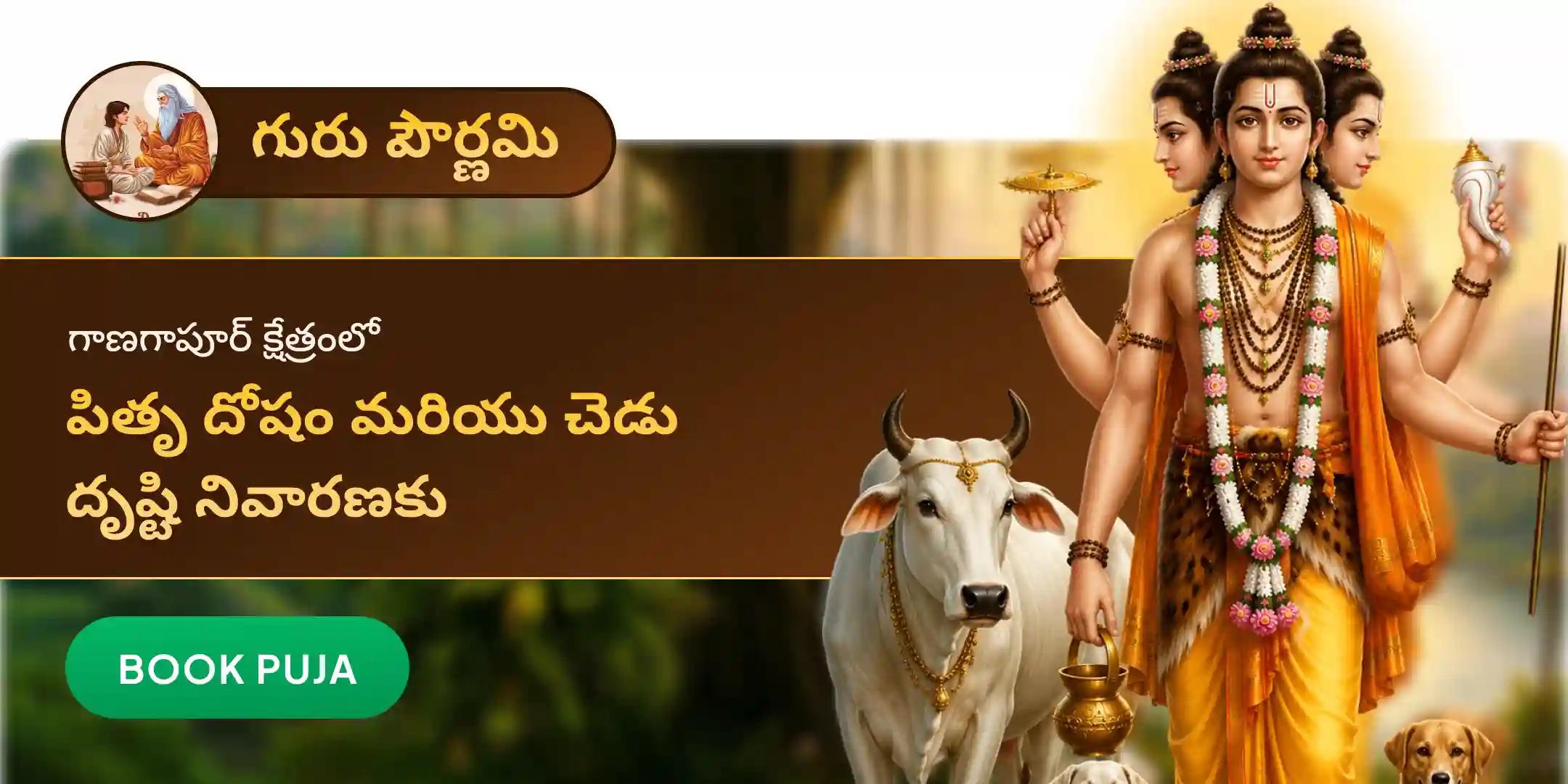 గురు పూర్ణిమ గాణాగాపూర్ క్షేత్రంలో గురు దత్తాత్రేయ హోమం