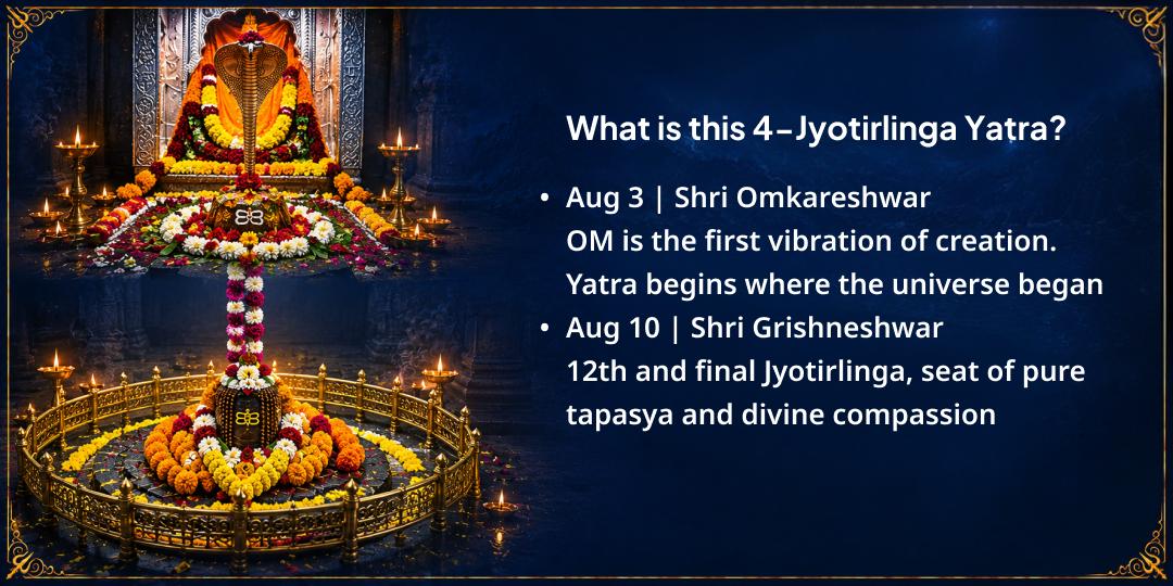 4 Sawan Somwar 4 Jyotirlinga Yatra Maha Abhishek Sankalp 