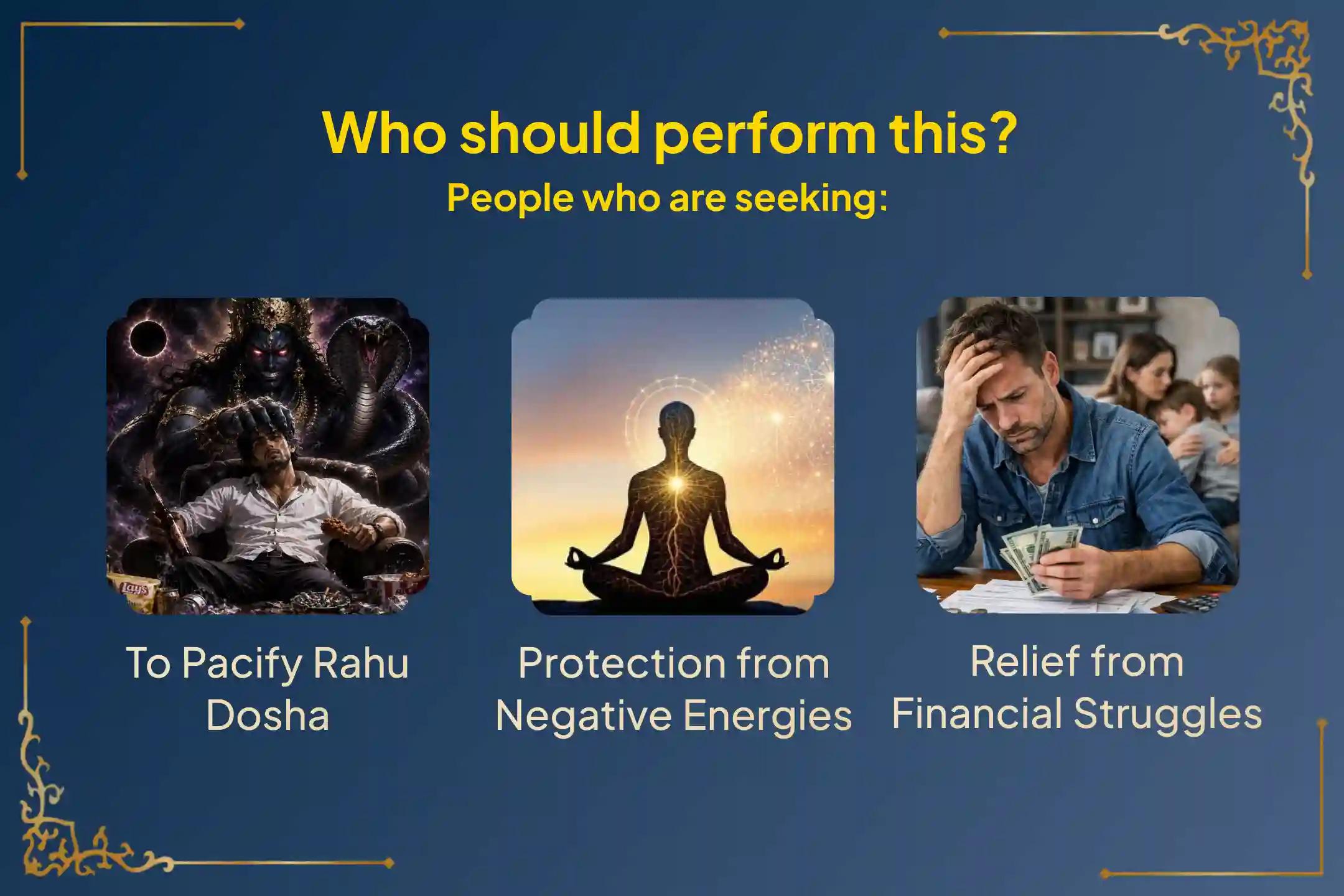 Participate in this Rahu Shanti Jaap and Homam performed during Rahu Transiting In Dhanishta Nakshatra, after 18 years, for the blessings of Mental Stability and Success. 