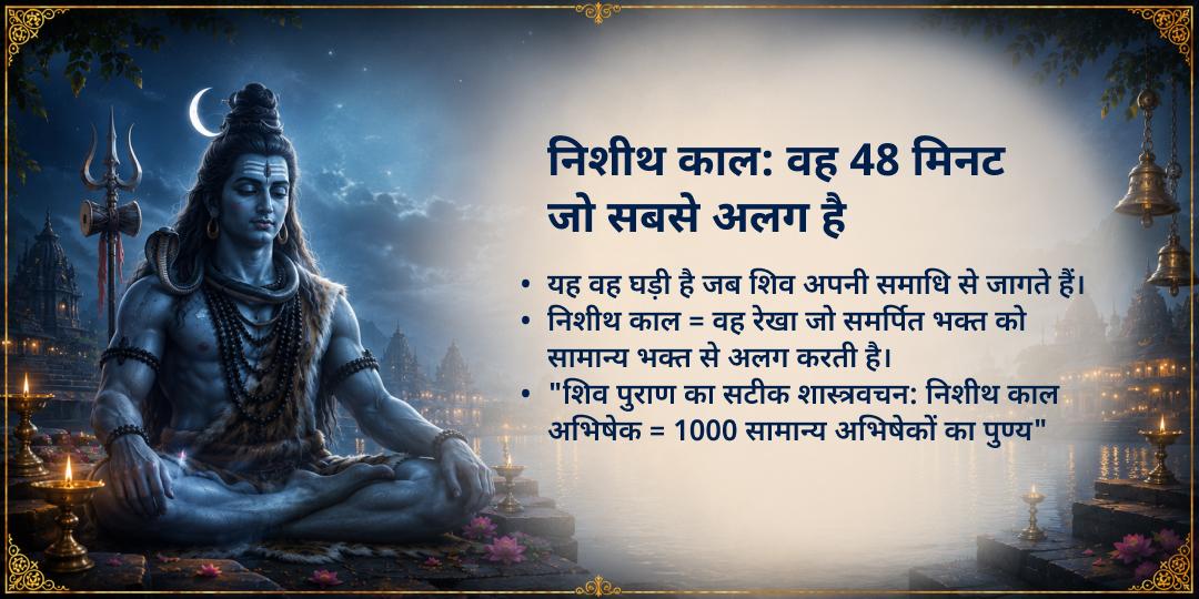 सावन शिवरात्रि निशीथ काल 4 शिवलिंग जल - बेलपत्र अभिषेक
