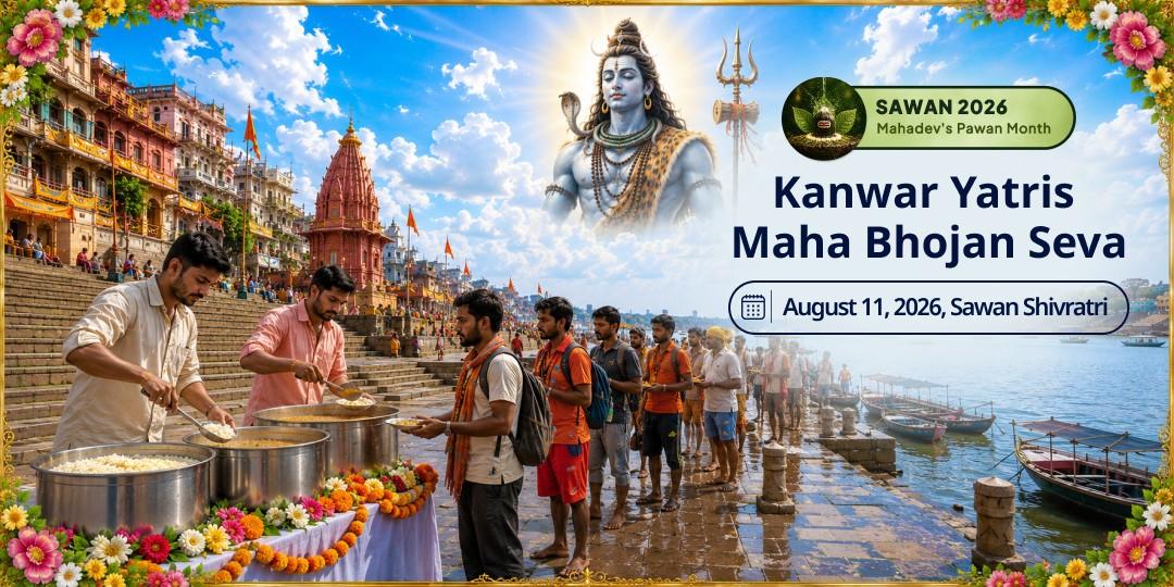 Sawan Shivratri Kanwar Yatris Maha Bhojan Seva 