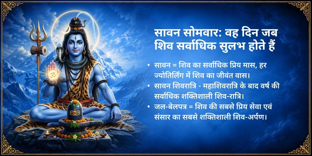 सावन शिवरात्रि 4 महा ज्योतिर्लिंग जल-बेलपत्र अभिषेक