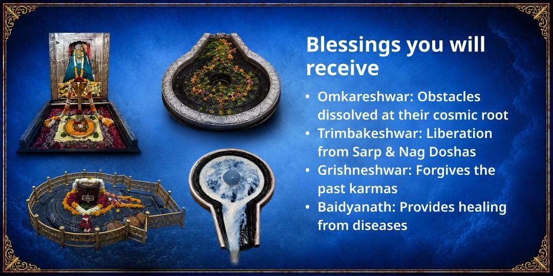 Sawan Shivratri 4 Jyotirlingas Jal-Bel Patra Abhishek  