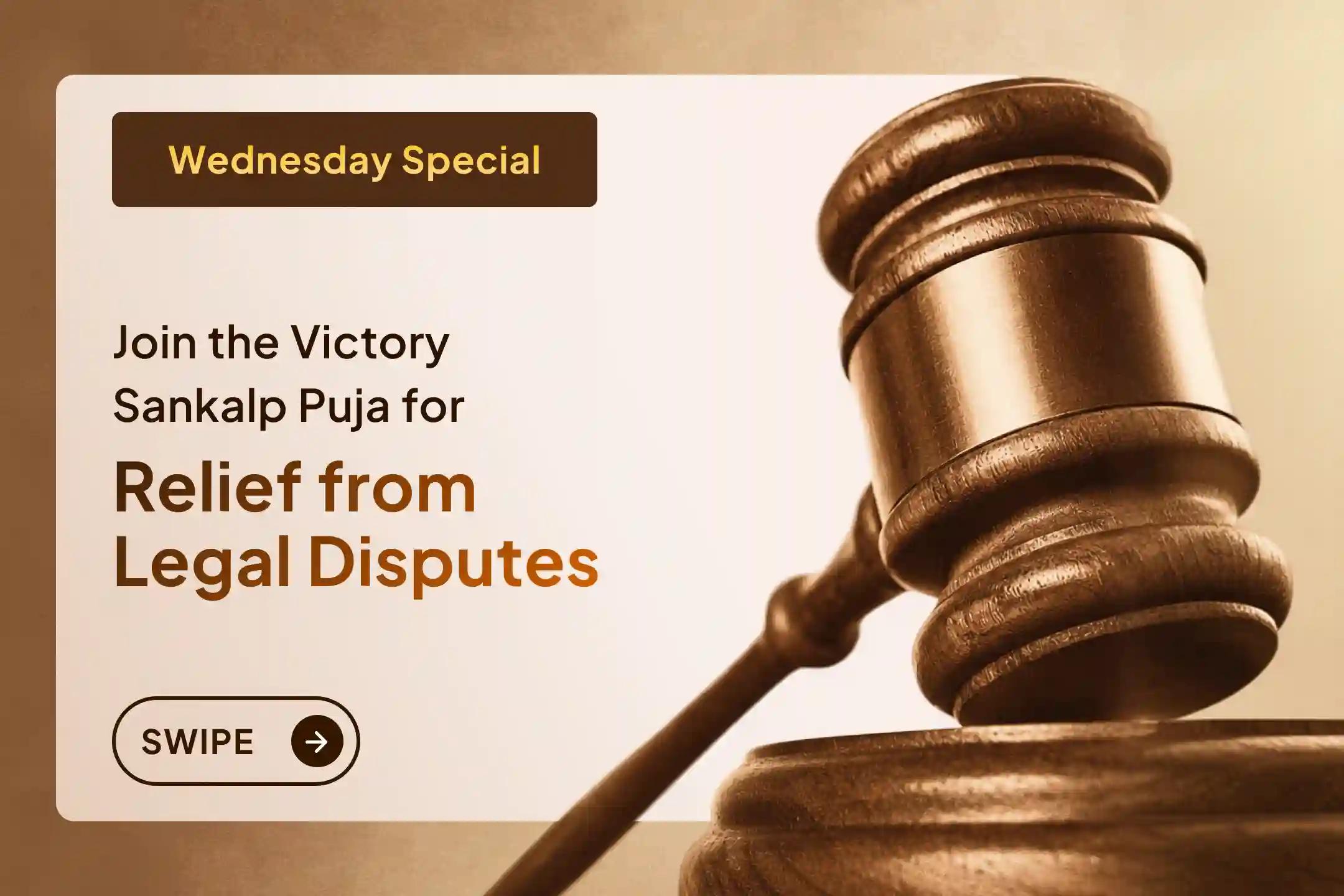 ⚖️ Unable to see a way out of your court case? Constantly stuck in legal battles and repeated court visits? Join this Legal Victory Sankalp Puja and seek the blessings of Maa Bagalamukhi to attain victory and bring peace into your life.