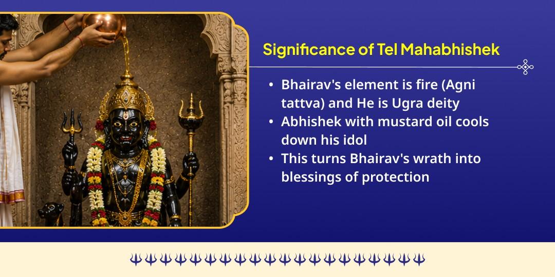 Sawan Kalashtami Bhay-Mukti Kaal Bhairav Ujjain Dandanath Tel Abhishek 