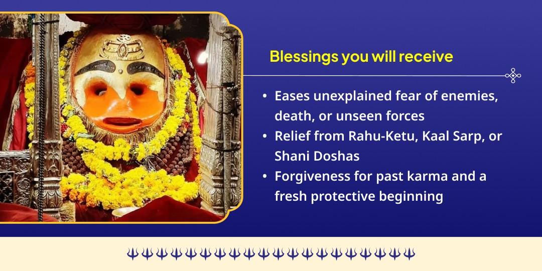 Sawan Kalashtami Bhay-Mukti Kaal Bhairav Ujjain Dandanath Tel Abhishek 