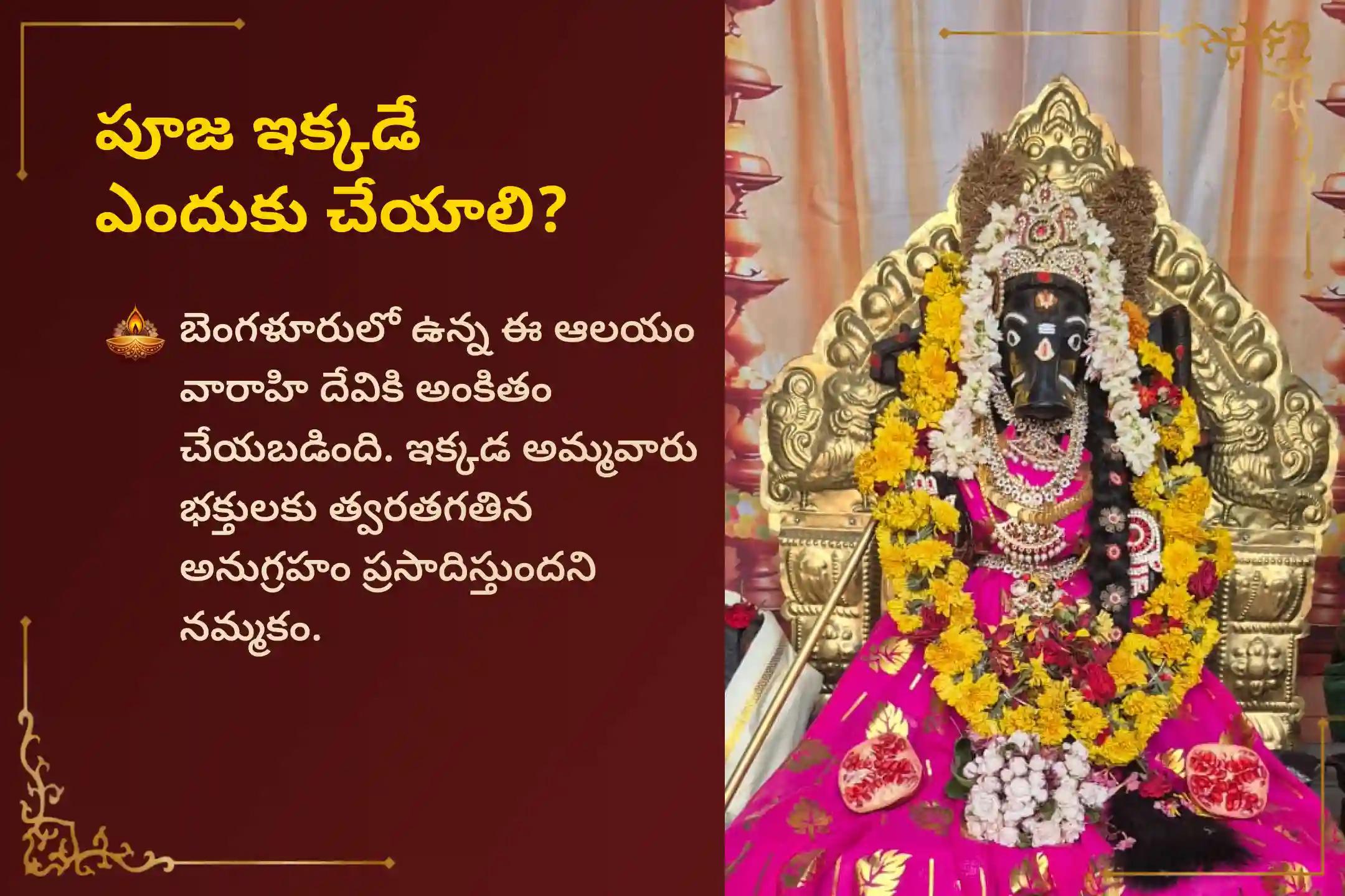 🔱 మీ కుటుంబానికి ప్రతికూల శక్తుల నుండి మరియు నరదిష్టి నుండి దైవిక రక్షణను పొందేందుకు... కాలాష్టమి పర్వదినాన జరిపించే ‘అర్ధరాత్రి ప్రహర 11,000 వారాహి మూల మంత్ర జపం మరియు హోమం'లో పాల్గొనండి. 🙏
