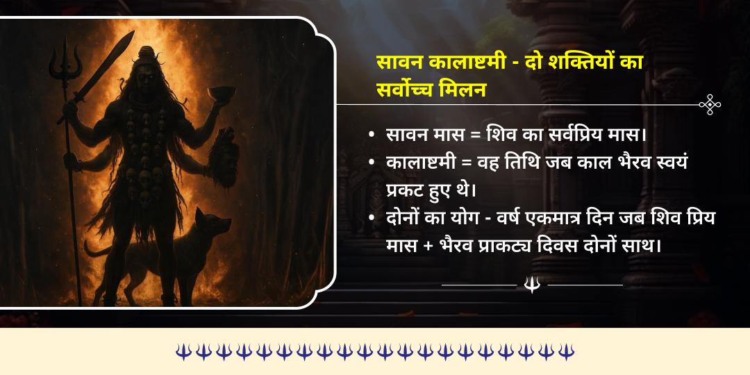 सावन कालाष्टमी शिव-भैरव प्रिय द्रव्य अष्ट दिक् कवच काशी महा अभिषेक 