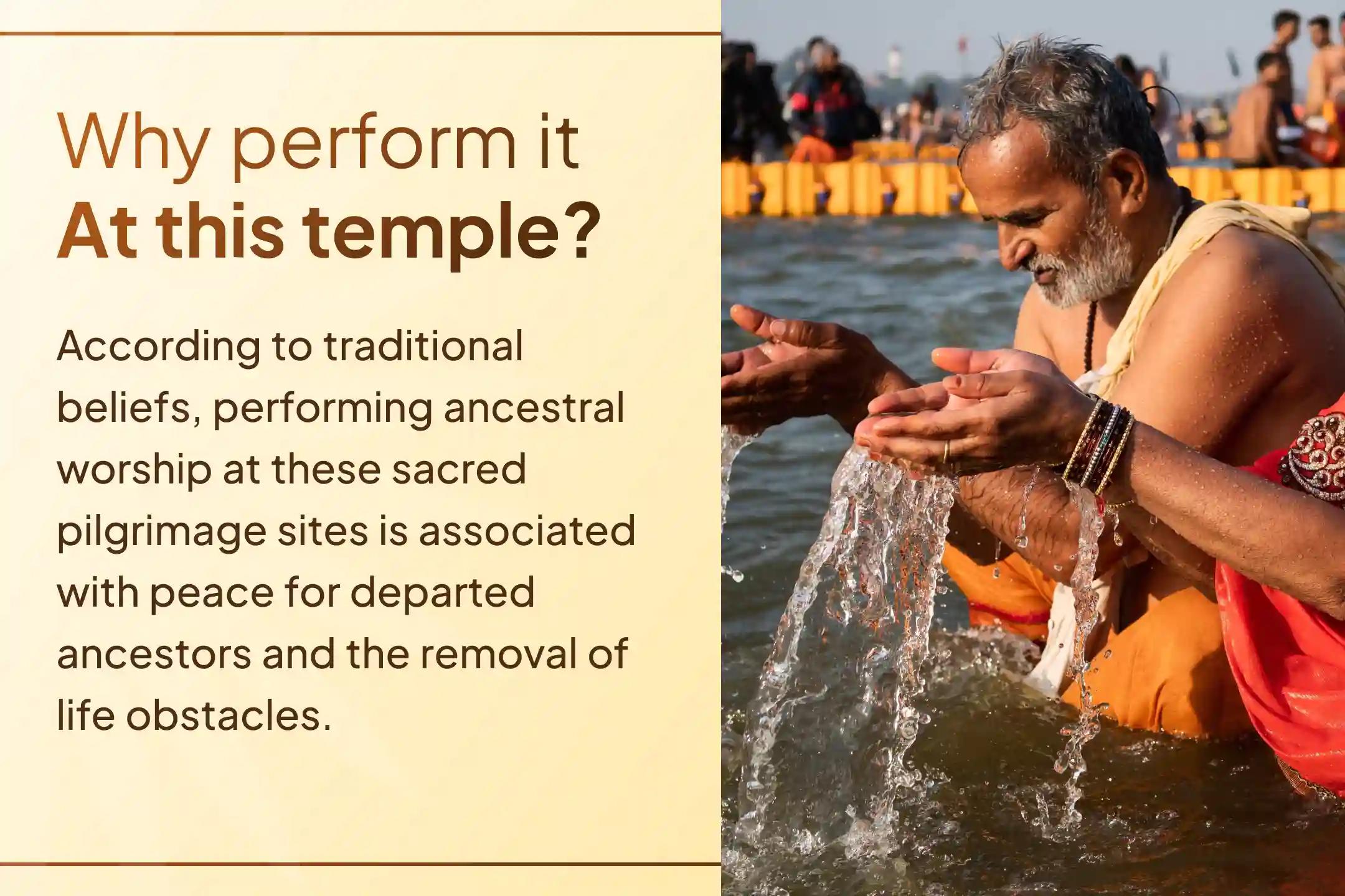 Receive blessings for family harmony and relief from disputes by participating in the Pitru Dosh Shanti Mahapuja at the sacred land of Kashi.