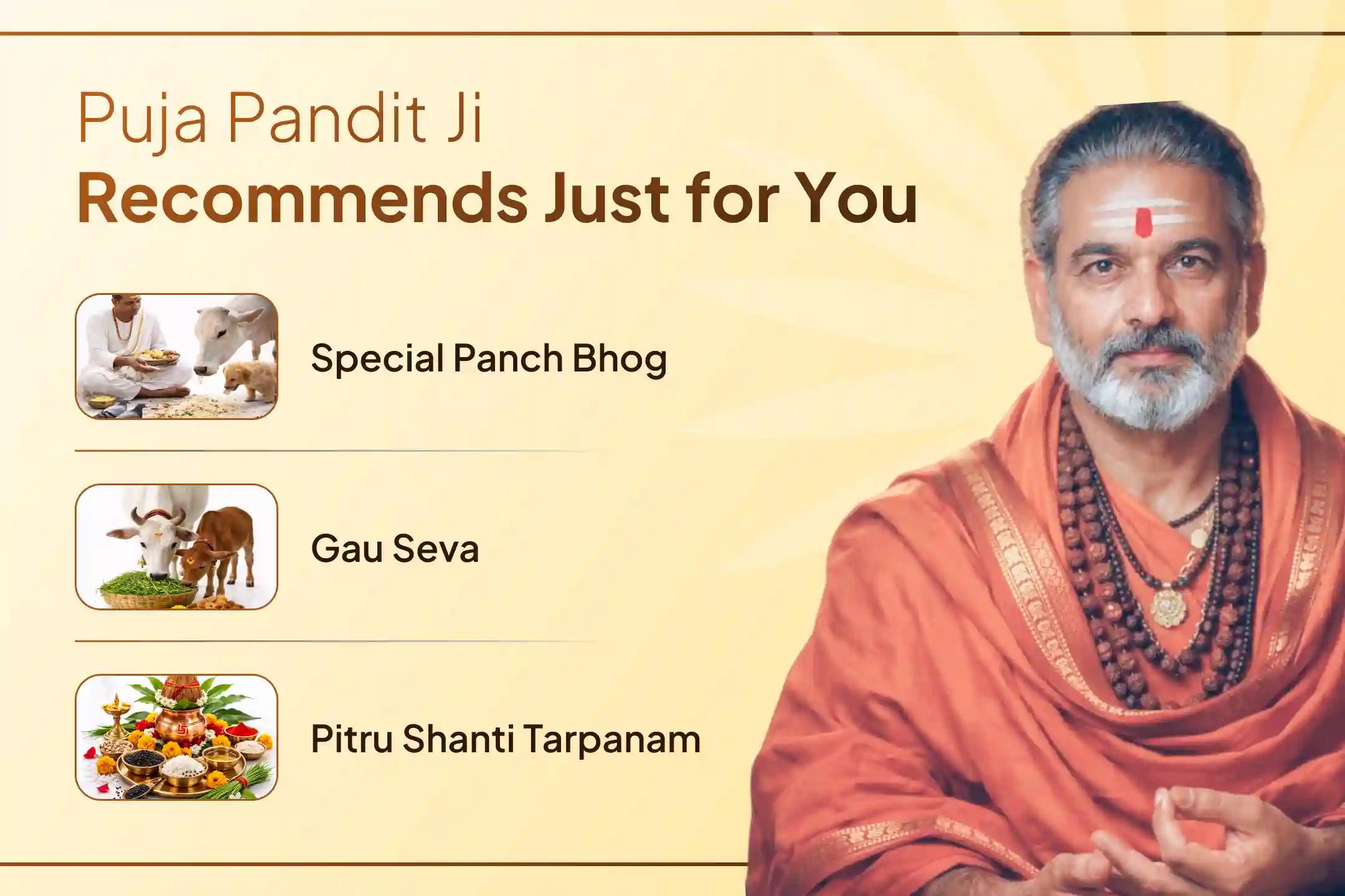 Receive blessings for family harmony and relief from disputes by participating in the Pitru Dosh Shanti Mahapuja at the sacred land of Kashi.
