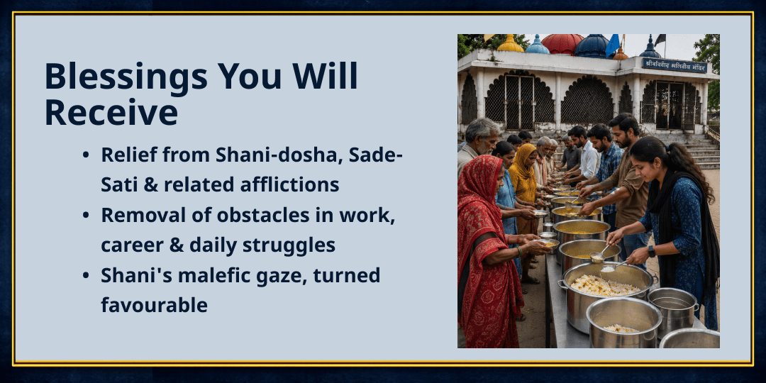 Sawan Shanivar Shani Protection Feed The Needy Seva
