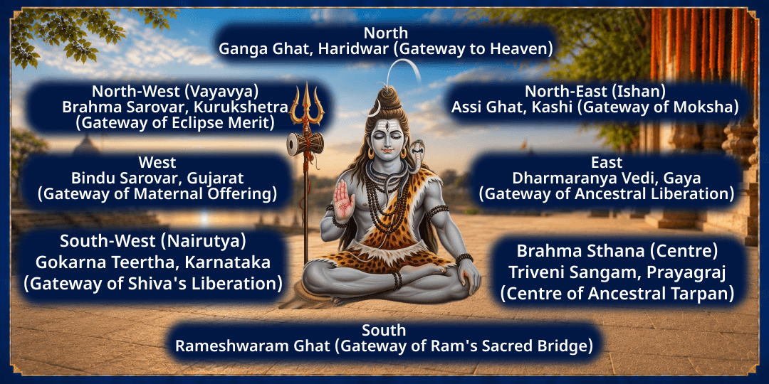 Sawan Surya Grahan-Amavasya 108 Guna Punya Prapti 8 Tirthas Brahman Seva