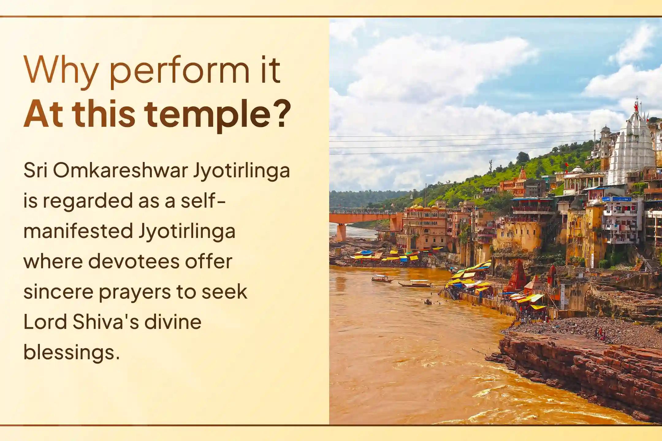 Join the Rudrabhishek at Omkareshwar Jyotirlinga on Sawan's three most sacred days and pray to Lord Shiva for relief from life's obstacles.