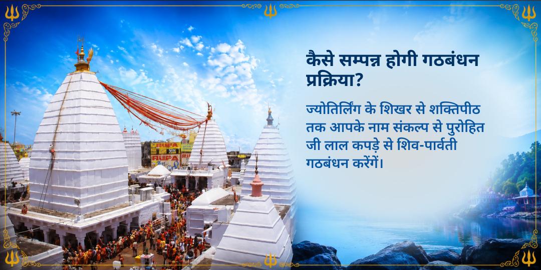 सावन शिवरात्रि बैद्यनाथ धाम शिव-पार्वती गठबंधन